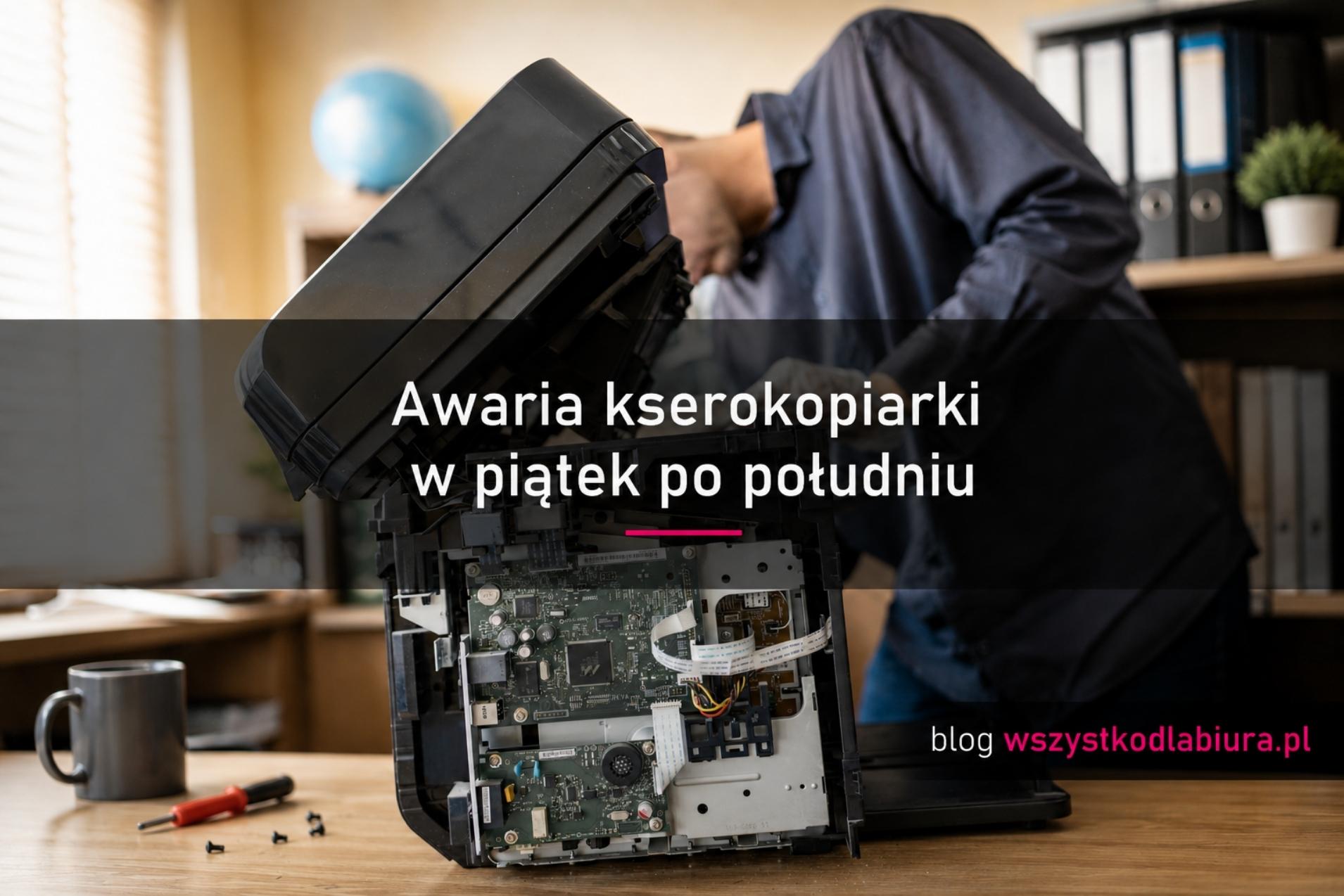 Awaria kserokopiarki w piątek po południu