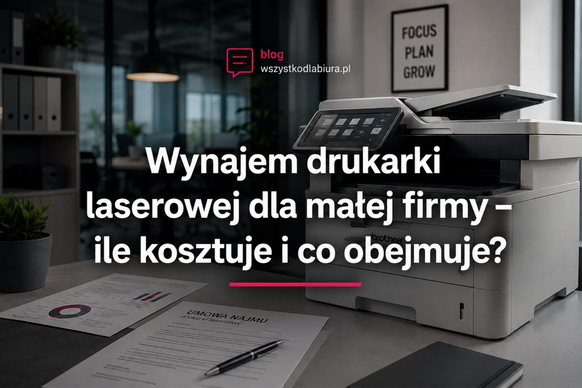 Wynajem drukarki laserowej dla małej firmy
