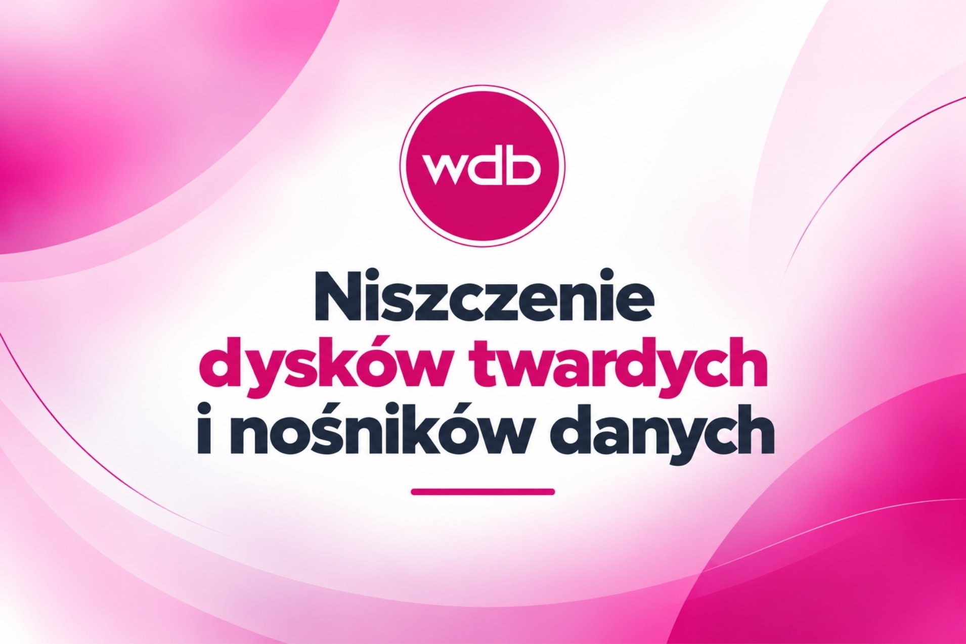 Niszczenie dysków twardych i nośników danych