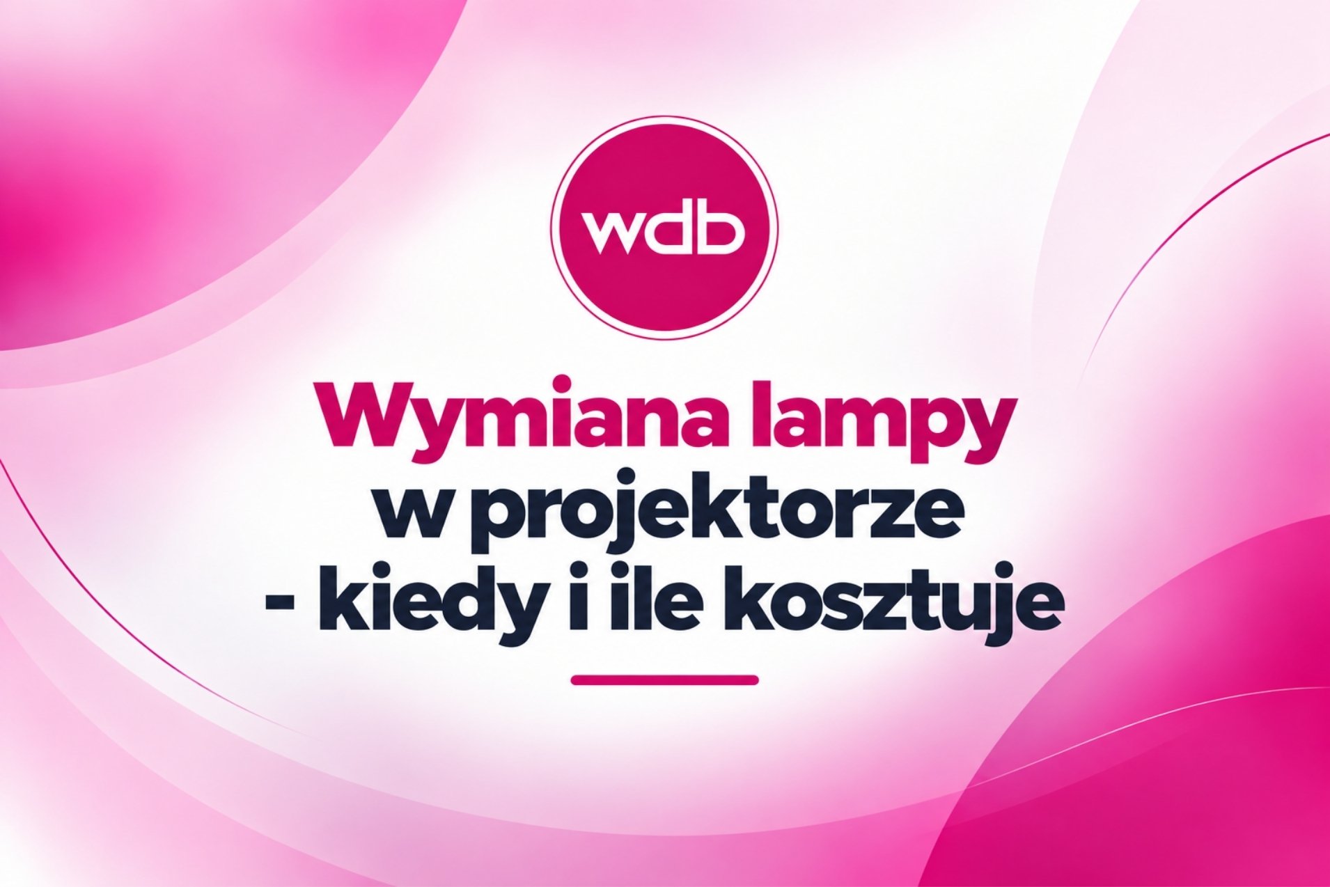 Wymiana lampy w projektorze - kiedy i ile kosztuje